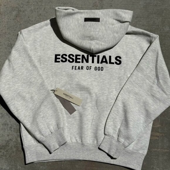 BNWT Essentials SS22 Light Oatmeal Hoodie - Picture 1 of 1